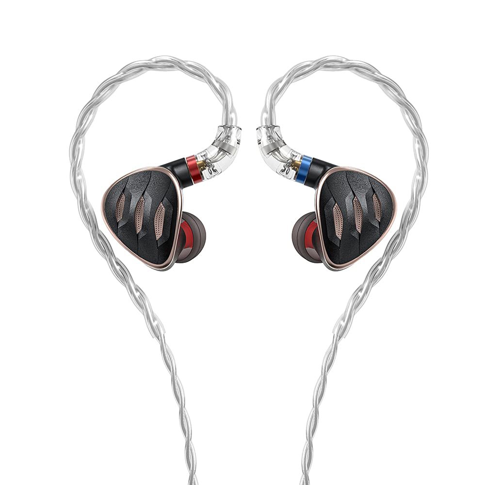 FiiO FH5s 2BA+2DD Quad Driver Hybrid in-Ear HiFi Stereo Earphones with MMCX High-Purity Cable, Swappable Plug 2.5mm/3.5mm/4.4mm