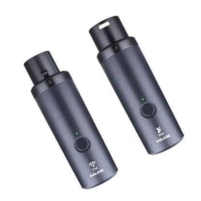 NUX B-3RC Microphone Wireless System with Charging Case, Microphone Bundle, 2.4GHz 24-bit/44.1kHz Audio Quality,