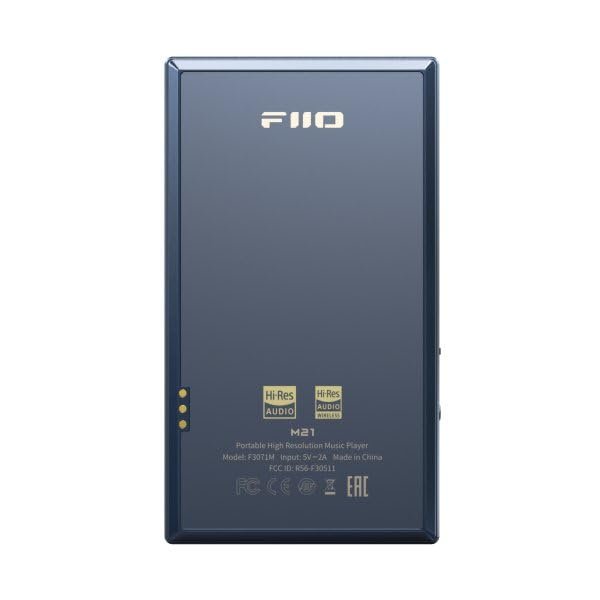 FiiO M21 Android 13 Portable Music Player MP3 Walkman Snapdragon 680 4* CS43198 DAC Chips Hi-Res Audio DSD Bluetooth LDAC (Blue-Black)
