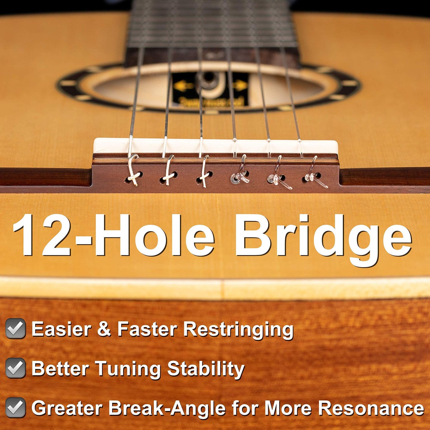 Ortega Guitars 6 String Family Series 3/4 Size Nylon Classical Guitar w/Bag, Right, Cedar Top-Natural-Satin, (R122-3/4)