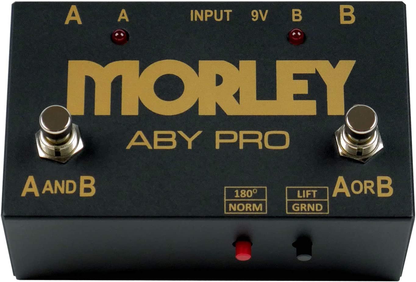 Morley ABY Pro 2-button Switcher/Combiner Pedal (ABYProd1)