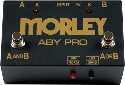 Morley ABY Pro 2-button Switcher/Combiner Pedal (ABYProd1)