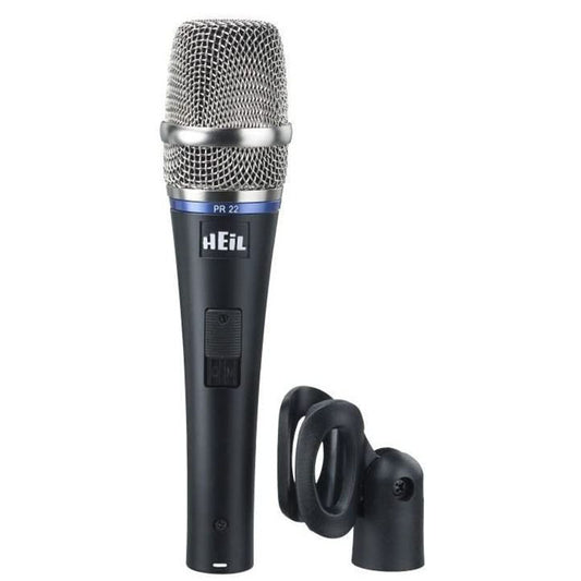 Heil PR22-SUT SUT XLR Connector Dynamic Vocal Microphone w/Switch - Black