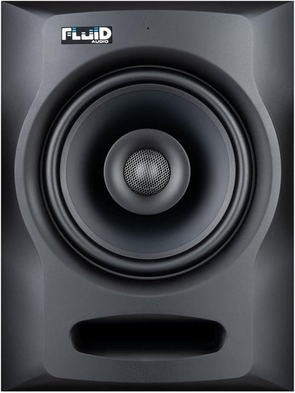 Fluid Audio FX80 Black : 8" Single Point Source Coax Reference Monitor, Bi-Amplified 110w 35Hz - 22kHz (+/-3db)