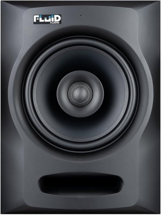 Fluid Audio FX80 Black : 8" Single Point Source Coax Reference Monitor, Bi-Amplified 110w 35Hz - 22kHz (+/-3db)