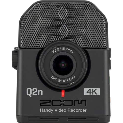 Zoom Q2n-4K Handy Video Recorder,16 GB SD Card,Tripod,Rechargeable Batteries and Cloth