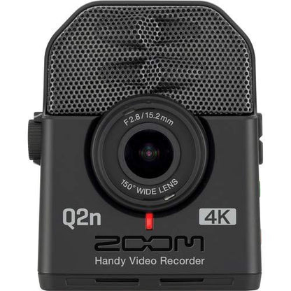 Zoom Q2n-4K Handy Video Recorder,16 GB SD Card,Tripod,Rechargeable Batteries and Cloth