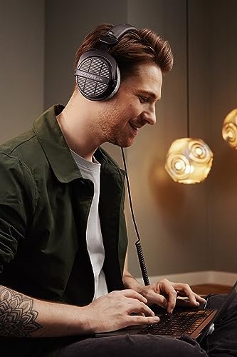 beyerdynamic DT 990 Pro 250 ohm Over-Ear Studio Headphones For Mixing, Mastering, and Editing