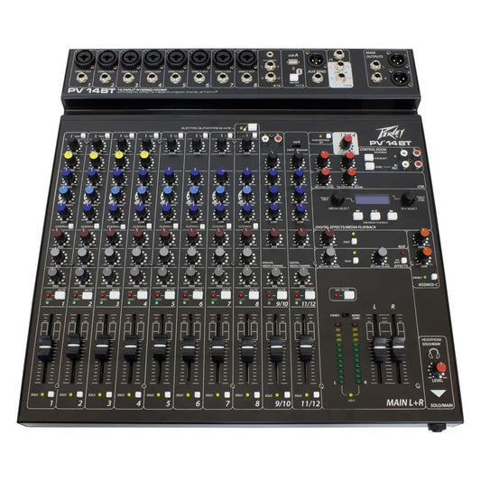 Peavey PV 14 BT 14 Channel Compact Mixer with Bluetooth