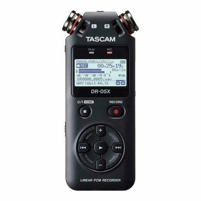 Tascam DR-05X Stereo Handheld Digital-Audio Recorder and USB Audio Interface,...
