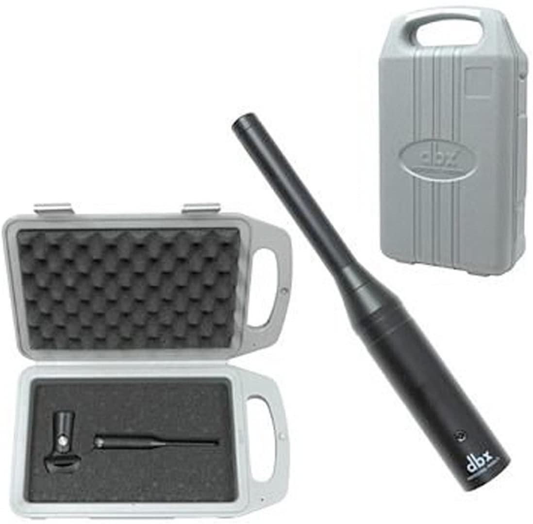 DBX PA RTA Flat Frequency Response Omni-Directional Clip Case Microphone