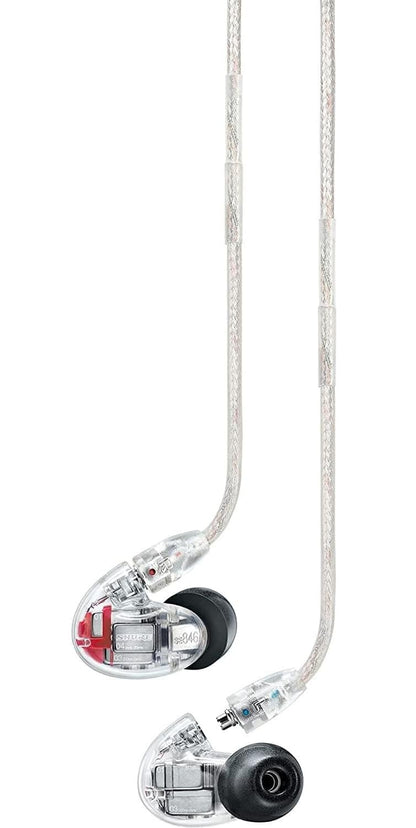 Shure SE846 Pro Gen 2 Wired Earbuds with Secure Fit, Hi-Def 4 Drivers, Upgraded Sound Filters, Durable Quality - For Professional Sound