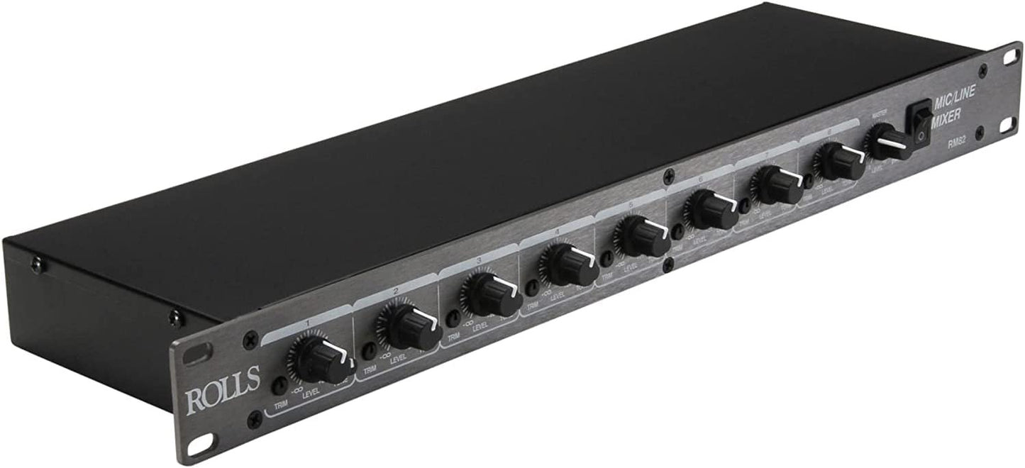 Rolls RM82 8 Channel Mic/Line Mixer