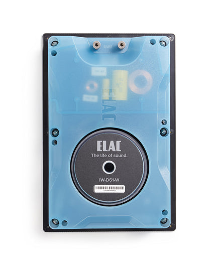 Elac - Debut IW-D61-W Custom in-Wall Speaker (Ea), Black