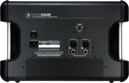 Mackie PPM1008 8-Channel, 1600-Watt Powered Desktop Mixer with Effects Black