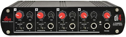 dbx DI4 Active 4-Channel Direct Box with Line Mixer