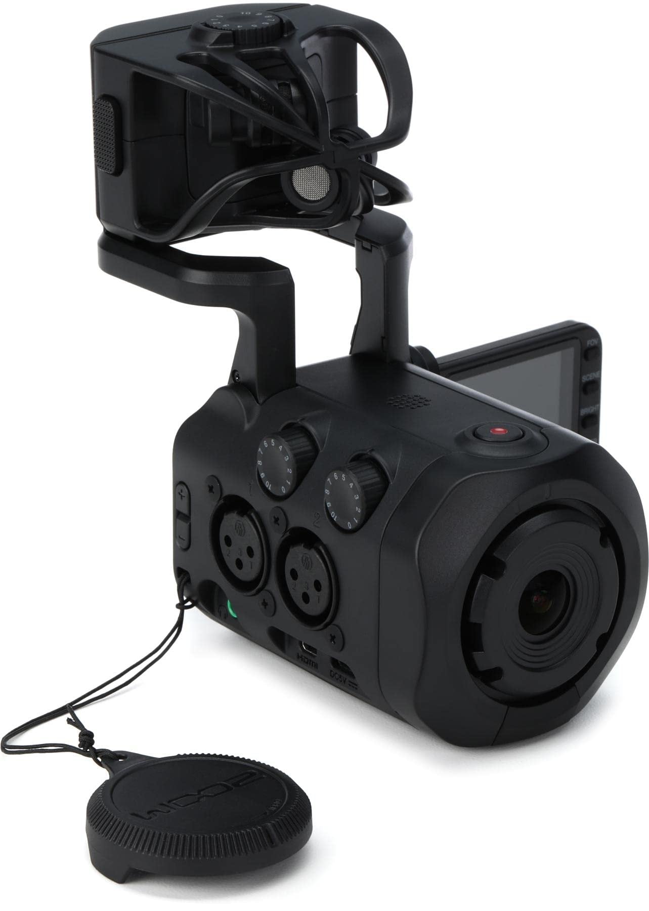 Zoom Q8n-4K Handy Video Recorder with 4K UHD Video, Stereo Microphones, Dual XLR Inputs, 4-Track Audio Recording, Webcam Mode for Music, Podcasts & Streaming