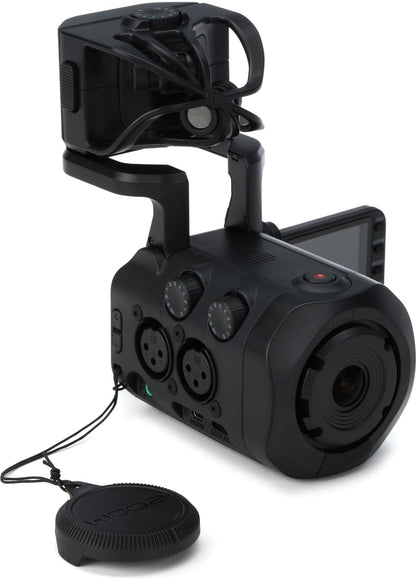 Zoom Q8n-4K Handy Video Recorder with 4K UHD Video, Stereo Microphones, Dual XLR Inputs, 4-Track Audio Recording, Webcam Mode for Music, Podcasts & Streaming