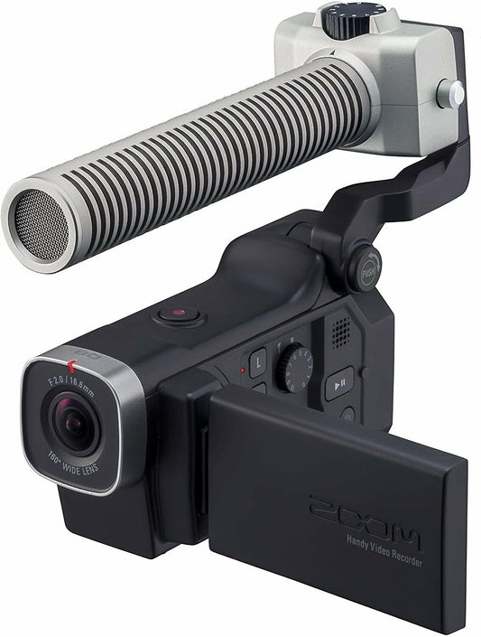 Zoom Q8 HD Video, 4‑Track Audio Recorder & SGH-6 Shotgun Microphone Capsule -...