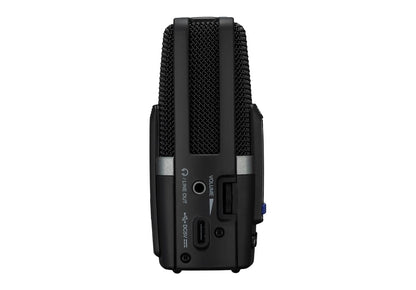 Zoom H2essential Multi-Mic Handy Recorder, 32-Bit Float, Portable Recorder, 3 Built-in Microphones, Mono, Stereo, and Surround Sound, Records to SD Card, USB Mic, for Music, Podcast, & More