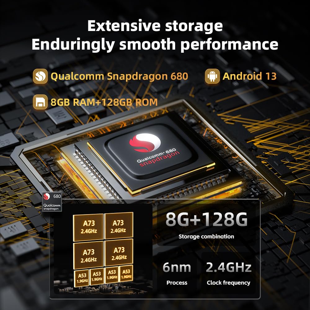 FiiO M33 R2R Portable HiFi Music Player, Snapdragon 680, 8GB RAM + 128GB Storage, True R2R DAC, XMOS XU316 USB Audio, 1100mW Balanced Output, AUTO EQ, 5.5” Full HD Display