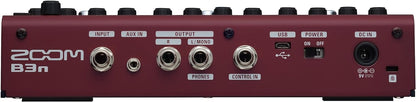 Zoom B3n Bass Guitar Multi-Effects Processor Pedal, With 60+ Built-in effects, Amp Modeling, Stereo Effects, Looper, Rhythm Section, Tuner