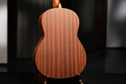 Ortega Guitars 6 String Family Series 3/4 Size Nylon Classical Guitar w/Bag, Right, Cedar Top-Natural-Satin, (R122-3/4)