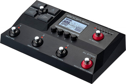 Zoom B2 Four Bass Multi-Effects Processor with 6 DI Boxes, Multi-Layered IR’s, Amp Modeling, 100+ Built in Effects, Looper, Lightweight & Audio Interface for Direct Recording to Computer
