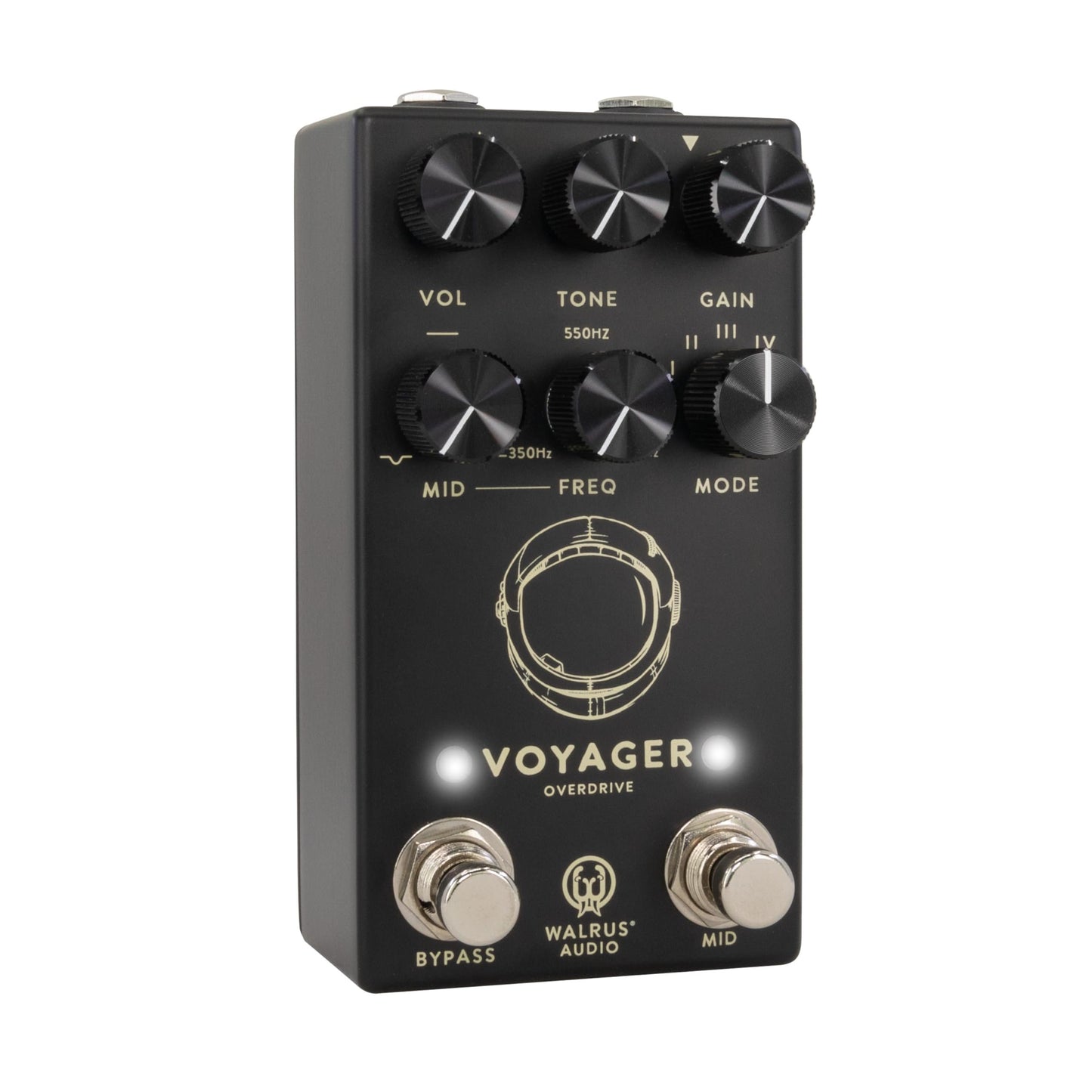 Walrus Audio Voyager MKII Pre-Amp Overdrive Pedal, Black