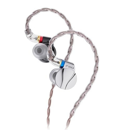 FiiO FD15 13.8mm Magnalium DLC HiFi Dynamic Driver in-Ear Earphone with Stainless Steel Shell, Detachable MMCX Cable