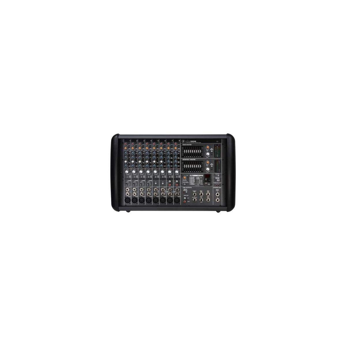 Mackie PPM1008 8-Channel, 1600-Watt Powered Desktop Mixer with Effects