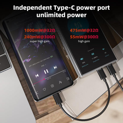 FiiO M23 Hi-Res MP3 Music Player Android 10 Snapdragon 660 with AK4191EQ+AK4499EX, 5.5inch, Lossless DSD/MQA, 5G WiFi/Apple Music/Tidal/Amazon Music 3.5mm/4.4mm