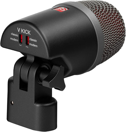 sE Electronics - V Kick Drum Microphone with Classic and Modern Voices Supercardioid