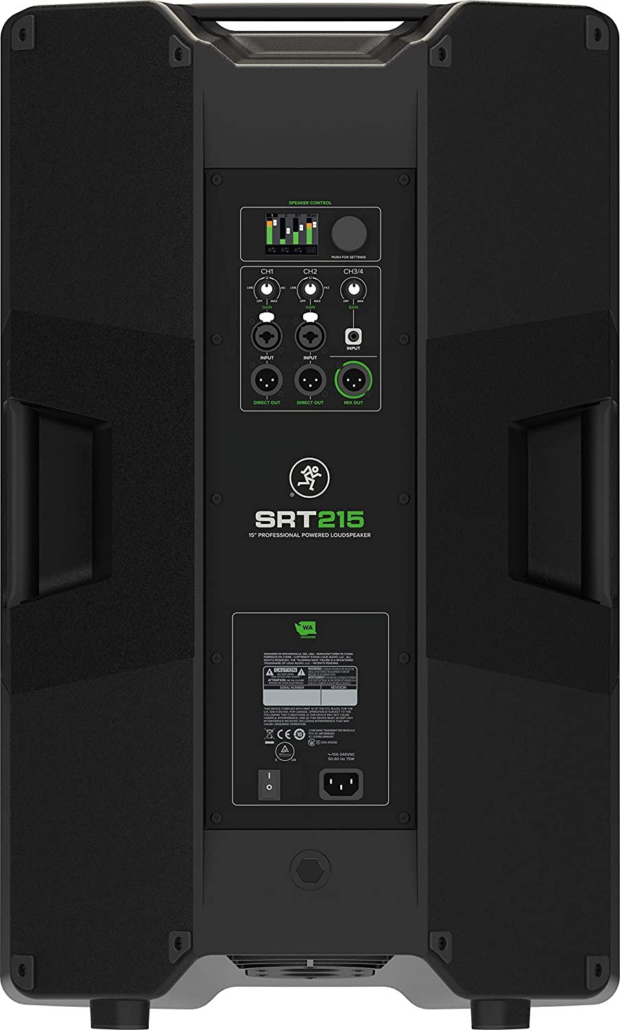 Mackie SRT215, 15-Inch 1600W Professional Powered Loudspeaker
