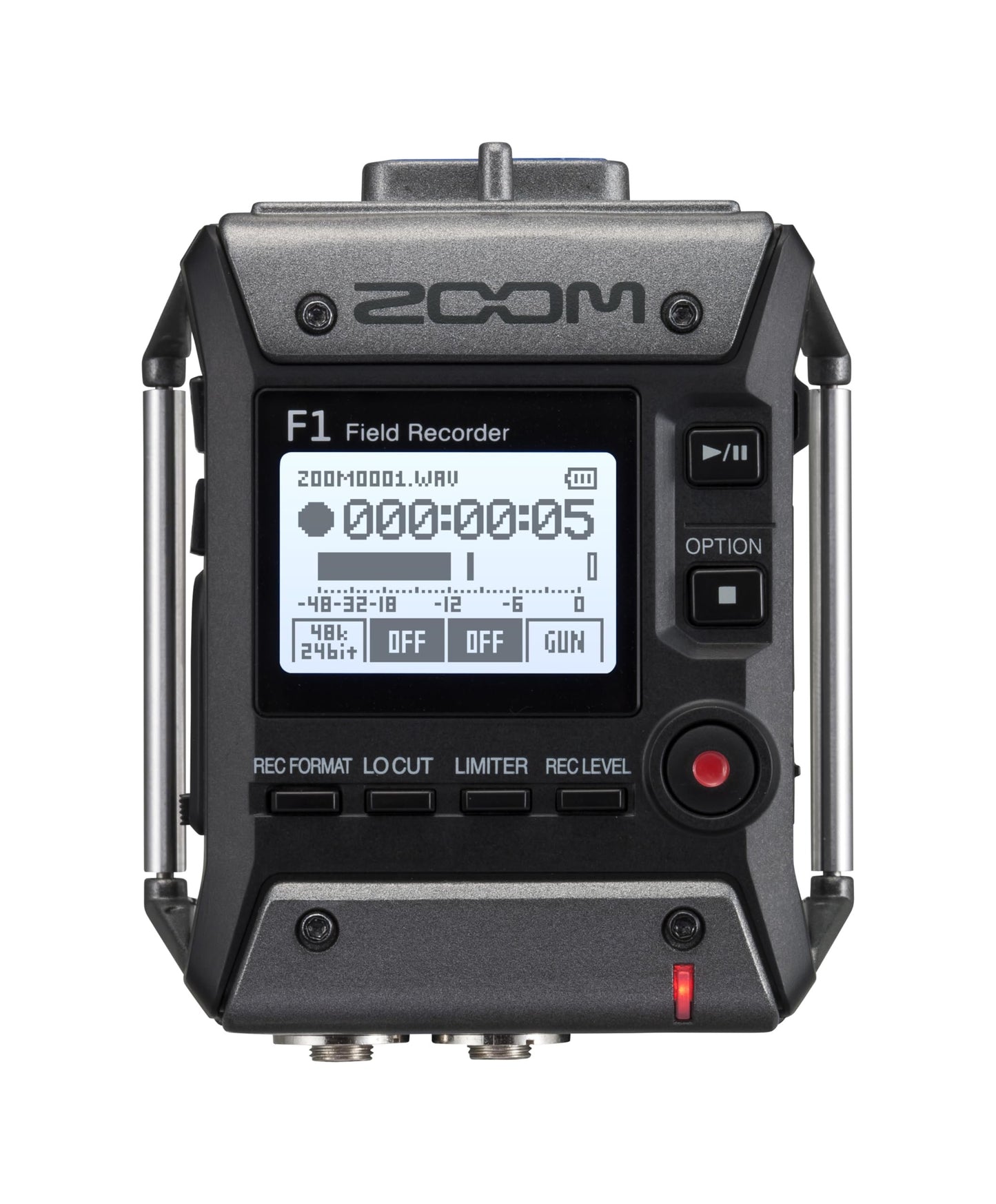 Zoom F1-SP On-Camera Microphone and Recorder, Audio for Video Recorder, Records to SD Card, Outputs to Camera, Battery Powered, Includes Shotgun Microphone