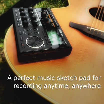Tascam DP-006 6-Track Digital Pocketstudio Multi-Track Audio Recorder, Built-in Mics, Songwriting, Battery Operated