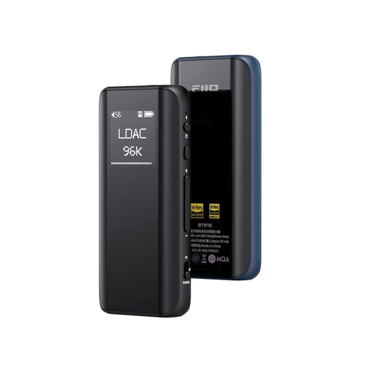FiiO BTR15 Headphone Amps Bluetooth 5.1 Receiver High Resolution 384K/32Bit Native DSD256 USB DAC Supports LDAC/aptX HD/MQA for Smartphones/PC/Car/Home Audio