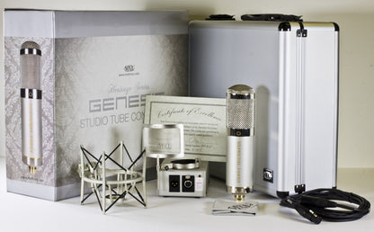 MXL Genesis HE Premium Mullard Tube Microphone Bundle - Heritage Edition
