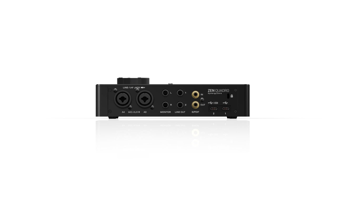 Zen Quadro Synergy Core - 14x10 Dual USB-C Bus-powered audio interface with Discrete preamps, class-leading converters, and included Real-Time DSP+FPGA effects - Antelope Audio