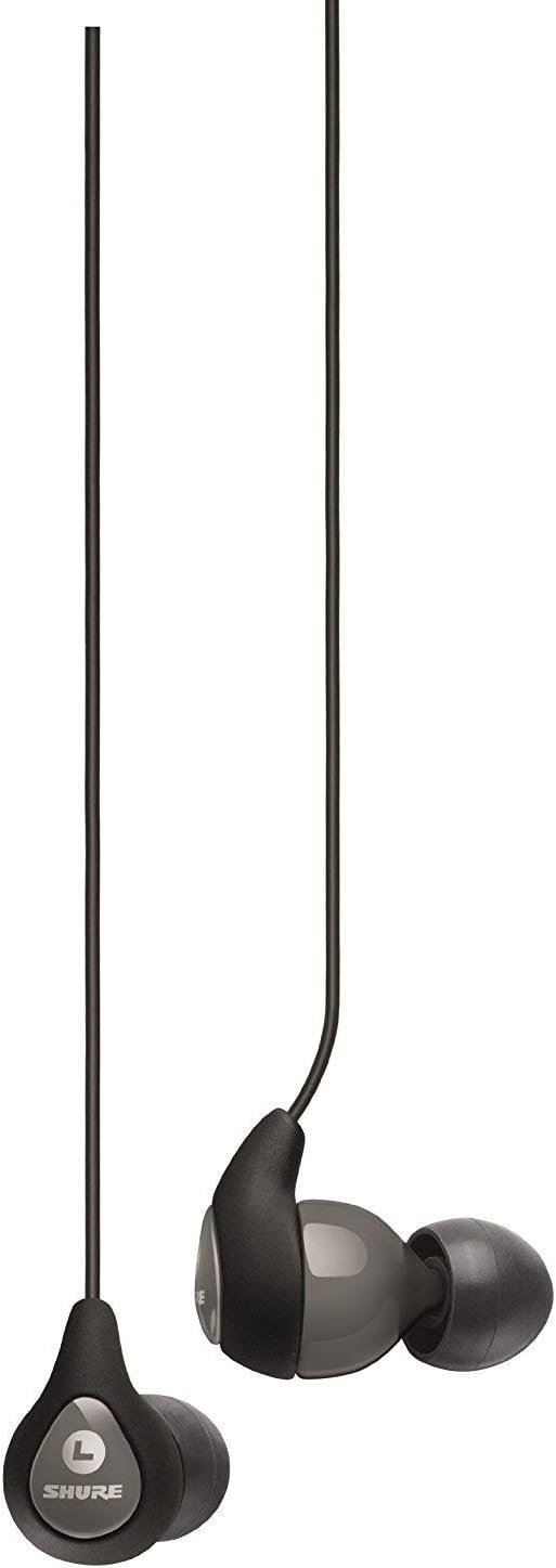 Shure SE112 PRO Wired Earbuds - Professional Sound Isolating Earphones with Single Dynamic MicroDriver, Secure In-Ear Fit, Fixed Cable, Durable Quality - Gray (SE112-GR)
