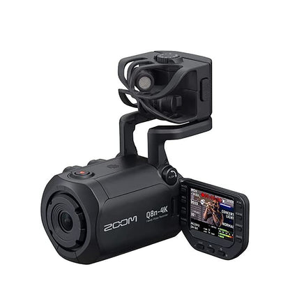 Zoom Q8n-4k Handy Video Recorder, 4k UHD Video, Stereo Microphones Plus Two XLR Inputs, Four Tracks of Audio Recording, Webcam, for Record and Streaming Music, Podcasts, and More