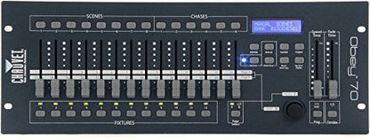 CHAUVET DJ Obey 70 Universal DMX-512 Controller | LED Light Controllers