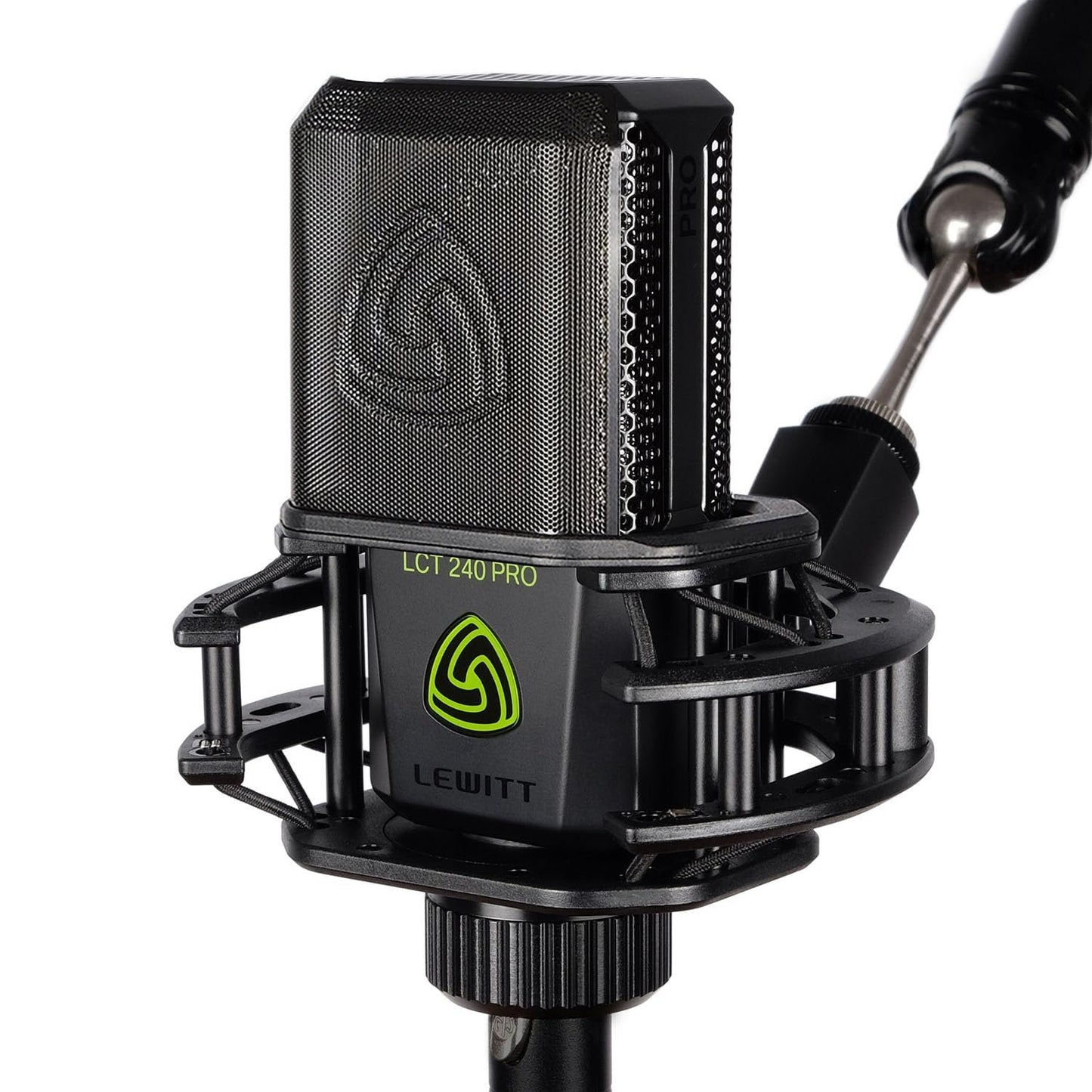 LCT-240 Condenser Microphone with high-Perfomance Capsule, Cardioid Pattern, Black, Shock Mount, Magnetic pop Filter