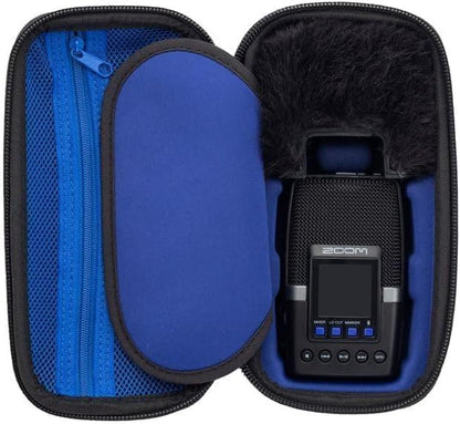 Zoom H2essential Multi-Mic 32-Bit Float Handy Recorder Bundle with APH-2e Accessory Pack with Hairy Windscreen, Padded Shell Case, AC Adapter, & USB C-Cable