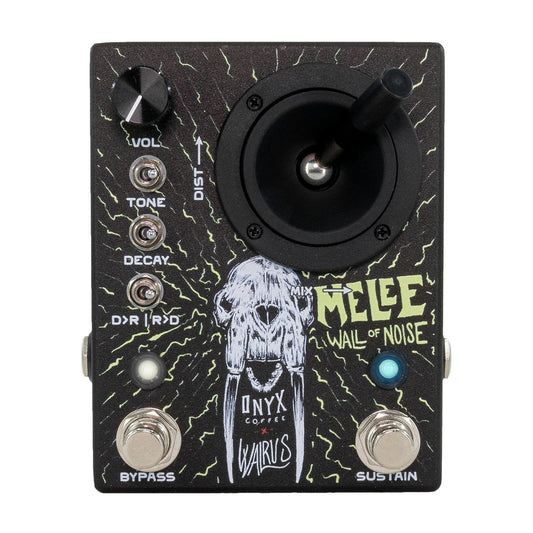 Walrus Audio Melee: Wall of Noise Distortion/Reverb Pedal - Onyx Coffee Limited Edition