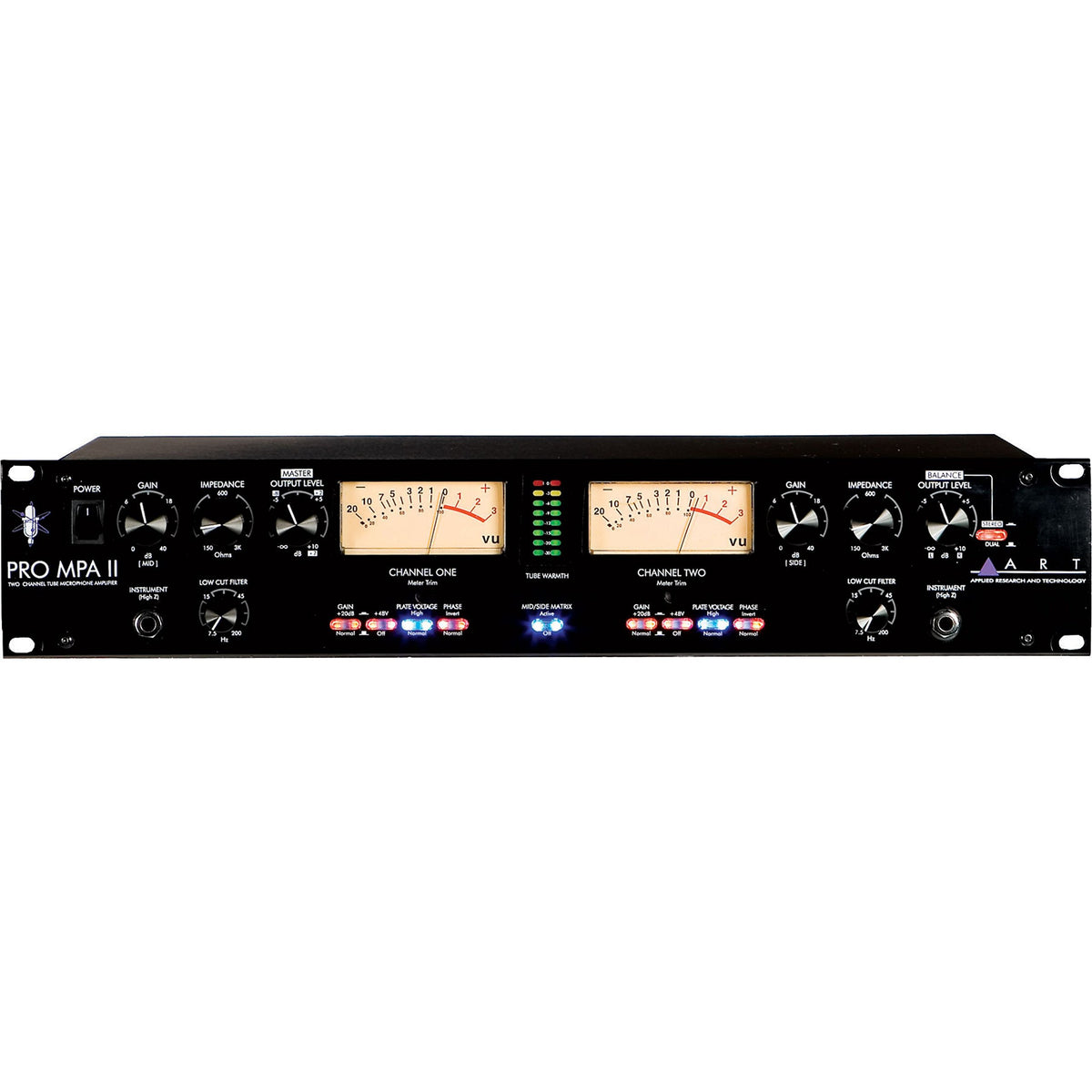 ART ProMPAII Two Channel Discrete Class A Microphone Preamp