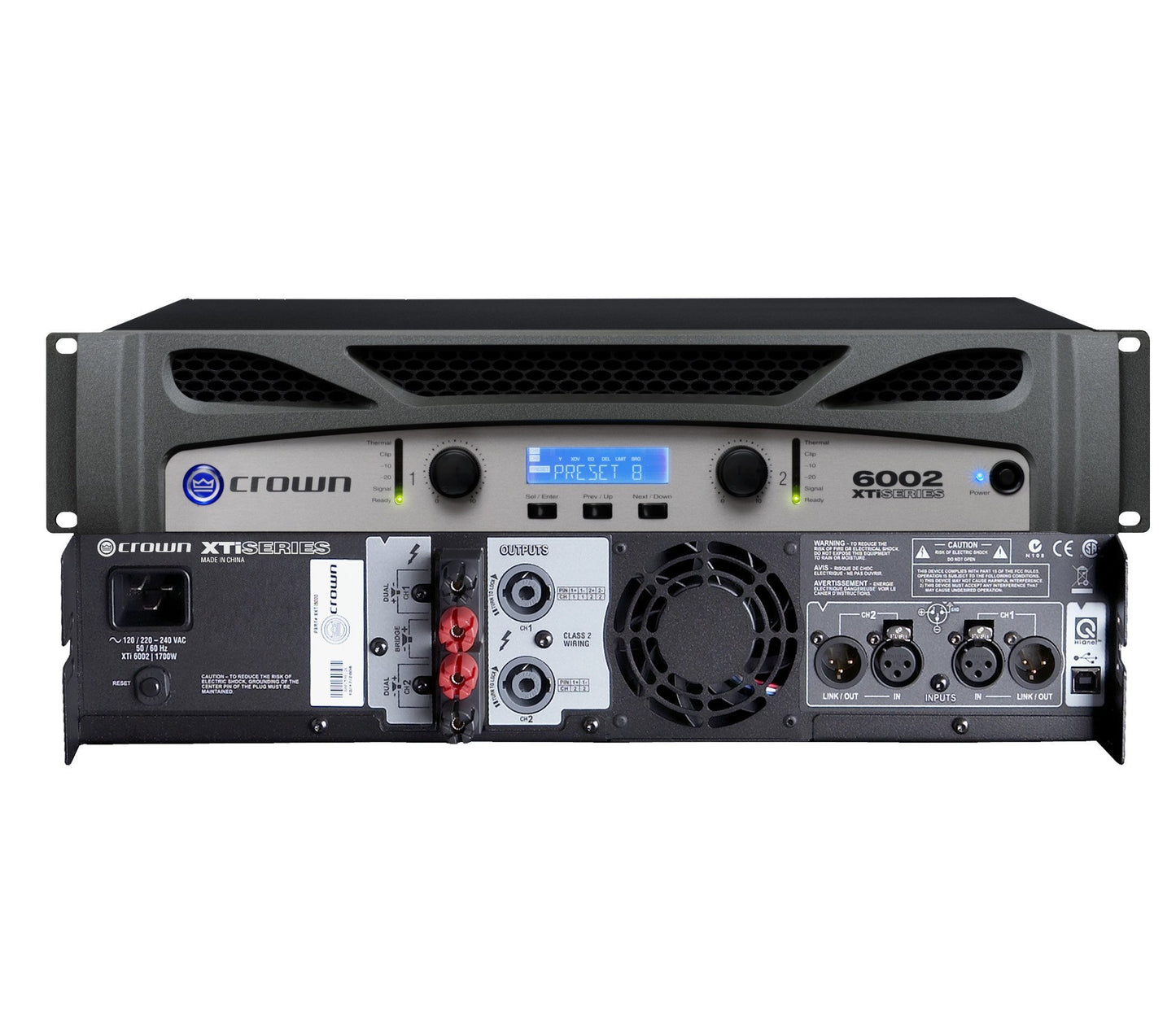 Crown XTi2002 Two-channel, 800-Watt at 4Ω Power Amplifier