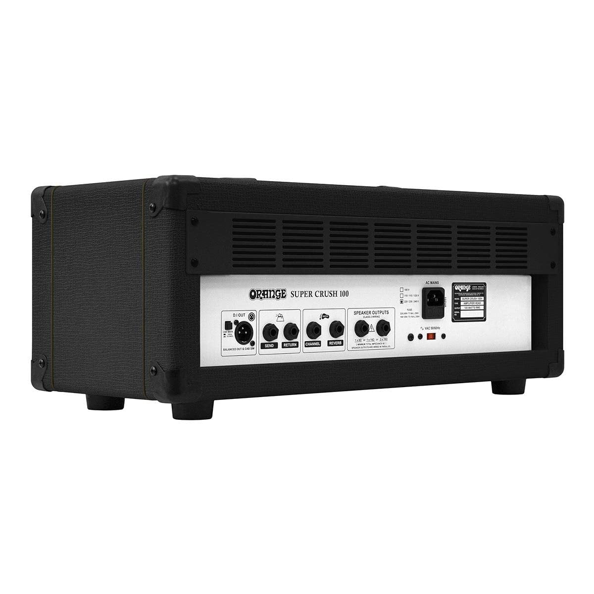 Orange Super Crush 100 Watt Amplifier Head, Black