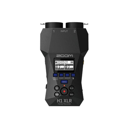 Zoom H1 XLR Handy Recorder with 32-Bit Float, Accessibility, 2 XLR/TRS Locking Combo Inputs, 3.5mm Stereo Jack, Dual AD Converters, for Musicians, Podcasters, Filmmakers, Content Creators, & More