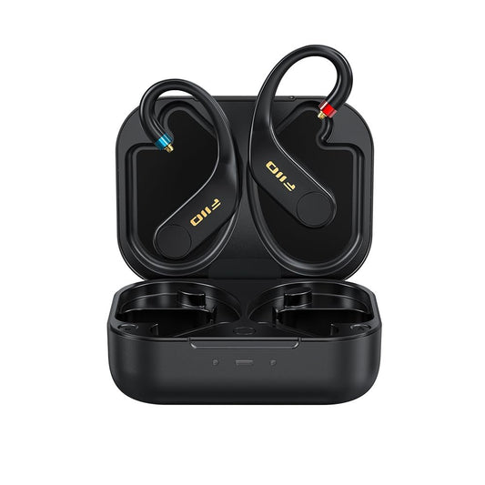 FiiO UTWS5 2024 True Wireless Bluetooth Earbuds Hook & Headphone Amp for IEMs, Hi-Res 96kHz/24bit LDAC -MMCX/0.78 2pins Connector, Wireless & USB-C Fast Charging.